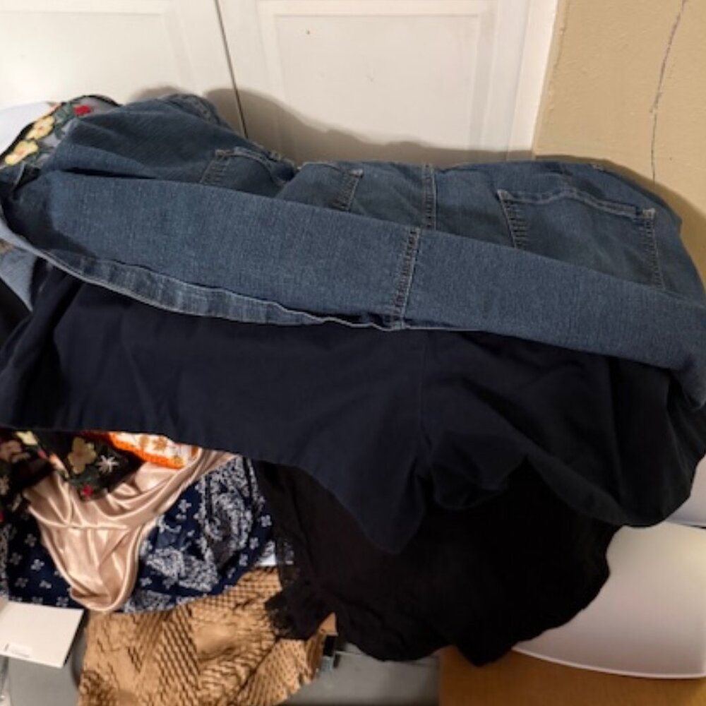 ST.JOHN'S BAY Denim-Like Skort Size 22W - Picture 3 of 4